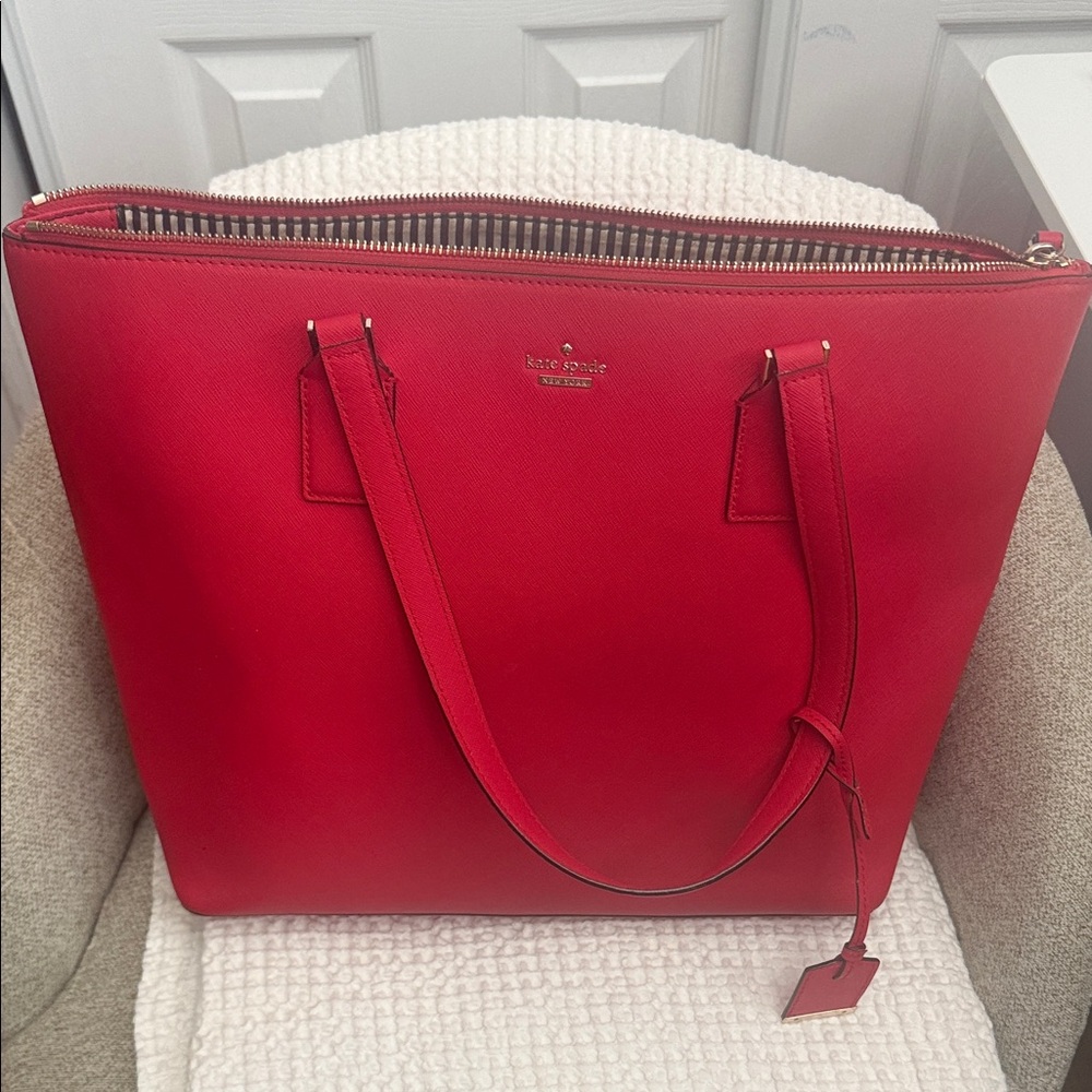 Kate Spade Bold Red Tote Bag